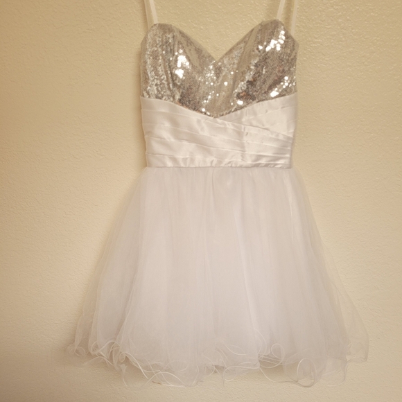 B. Darlin Strapless Party Dress - Picture 1 of 4